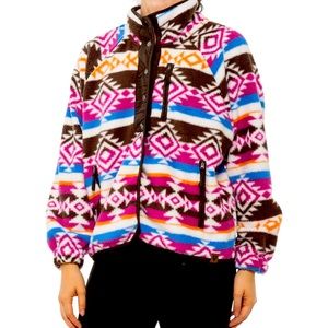 Western Liv outdoor Sherpa Aztec jacket